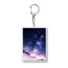 Amanekoの夜空プリント Acrylic Key Chain