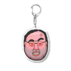 【怒るおじさん】の【怒るおじさん】メガネのおじさん Acrylic Key Chain