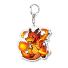 有限会社ケイデザインの【算数王国】No.91ドラゴン Acrylic Key Chain