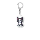 Kawaii あにまるこれくしょんのボストン・テリア【かわいい動物たち】 Acrylic Key Chain