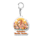 大江戸花火祭りのCelestial Ryujin Realm～天上の龍神社6 Acrylic Key Chain