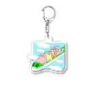 biskuのギャーー！！(ジェットコースター) Acrylic Key Chain