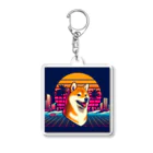 80s_popの80s_pop Dog No.1 (Shiba Inu) Acrylic Key Chain