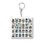 ロボットグッズshopのロボットいっぱい３！ Acrylic Key Chain