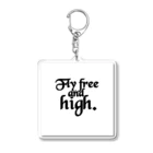 TaDan_StoreのFly free and high. Acrylic Key Chain