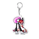 mukimukimuttyoのサリーの尻尾 Acrylic Key Chain