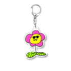 DEMEKIN_214のお花 Acrylic Key Chain