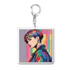 LGBTQ-のカラフル Acrylic Key Chain