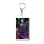 Hiroki Kitazawaのネオン・サムライ・ドラゴン Acrylic Key Chain