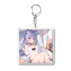 studio AzurのAzur オフの自室 Acrylic Key Chain