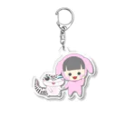 milkyway.77のアルラビちゃんとレオパ Acrylic Key Chain