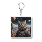 roogerの宇宙猫1 Acrylic Key Chain