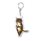 yoritomo's GALLERYのsabineko 錆猫くるくる Acrylic Key Chain