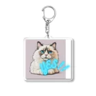 yae_8の猫　YES！！　おしゃれで前向きっぽい日常アイテム Acrylic Key Chain