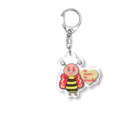 ぽてこのHAPPY BEE Acrylic Key Chain