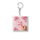 chapinnuのさくらの花びらで遊ぼう♪ Acrylic Key Chain