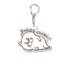 目つきの悪い猫＠いけやけいのにゃんにもしたくない Acrylic Key Chain