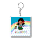 みんなのアロハちゃんのみんなのアロハちゃん（レインボー） Acrylic Key Chain