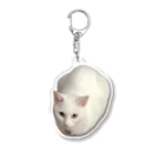 白猫のんちゃんの白猫のんちゃん Acrylic Key Chain