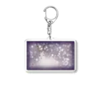 amam000nの雪うさぎ Acrylic Key Chain