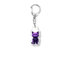 メロンパン猫の宇宙に連れてってくれる猫 Acrylic Key Chain