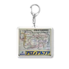 a_mapの路線図 Acrylic Key Chain