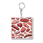 Haluuushopのmeats of meats Acrylic Key Chain