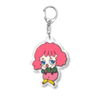 Donguri モンブランのもじもじPINKちゃん Acrylic Key Chain