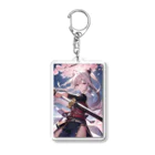 K-zuFACTORYのSAKURa-桜戦姫- Acrylic Key Chain