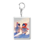 AQUAMETAVERSEの仲良くしようね　ラフルール　1859 Acrylic Key Chain