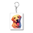 kok&foreverのI ♥ MY DOG Acrylic Key Chain