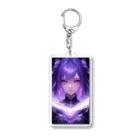 鳳月の紫の魔法少女 Acrylic Key Chain