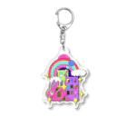 笑う動物のイト Acrylic Key Chain