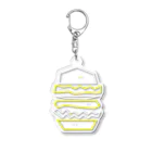 とうもろこし粉のならんでるだけ Acrylic Key Chain