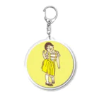 Y-C-PRINT-S-SHOPのポージング・ガール・キーホルダー Acrylic Key Chain