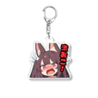 第2視聴覚室 Official shopのケモミミお嬢さま_激おこ！ Acrylic Key Chain