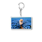 Desiのネモフィラ畑のポメさん Acrylic Key Chain