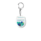 Living The Dreamのグラスとゼリーとソーダ Acrylic Key Chain