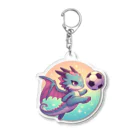 幸運アイテムデポの幸運の翼ドラゴンキック Acrylic Key Chain