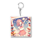 兎の涙のクレヨン Acrylic Key Chain