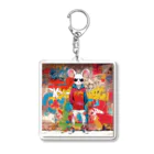 GRAFFITYのmouse-man-1 Acrylic Key Chain