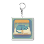 CC DESIGN WORKSの安眠ネコ-01 Acrylic Key Chain