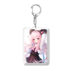 パステル愛アートのかわいい Acrylic Key Chain