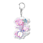 綾錦工房 りこりすの三味線 -雪月花- 【桜】 Acrylic Key Chain