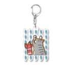 muitiのムイチとエビぐるみ(お魚ストライプ) Acrylic Key Chain