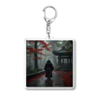 中村マコトの雨の中の侍2 Acrylic Key Chain