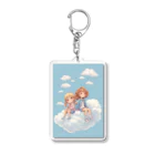 Melvilleの雲に乗りたい Acrylic Key Chain