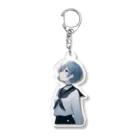 chika_22の見上げる夜空 Acrylic Key Chain