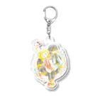 7tsukiの大冒険の第一歩 夏祭りの夜 Acrylic Key Chain