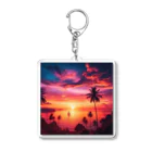 Rパンダ屋の「美しい夕焼け」グッズ Acrylic Key Chain